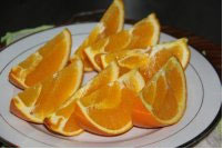 橙子水果拼盘图片,橙子拼盘怎么做