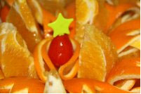 橙子水果拼盘图片,橙子拼盘怎么做