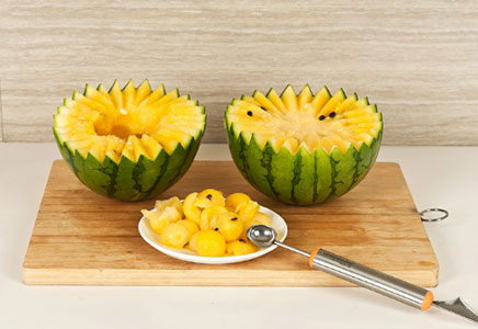 水果拼盘刀法怎么切好,有哪几种切法