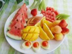 用梨子怎么做水果拼盘,一二三这么做