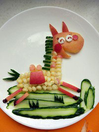 水果拼盘图片及做法生肖马,不一样的马