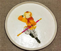 儿童水果拼盘图片及做法,与孩子一起玩耍