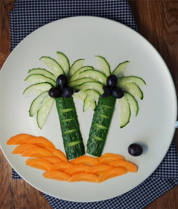 幼儿水果拼盘图片大全 简单又有创意的幼儿水果拼盘