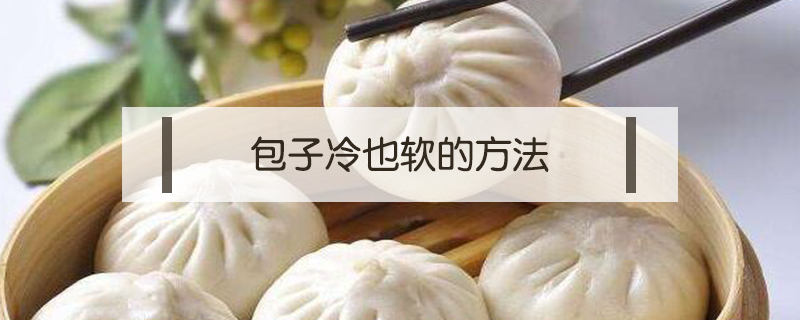 包子冷也软的方法